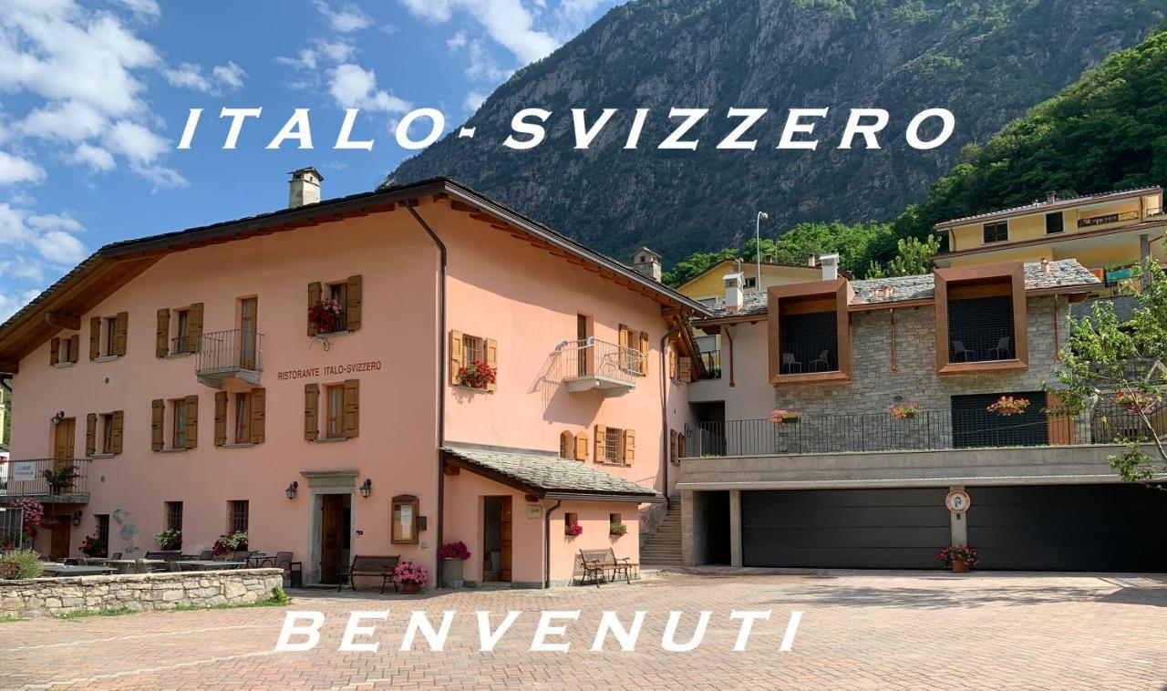 Hotel Italo-Svizzero Chiavenna Esterno foto